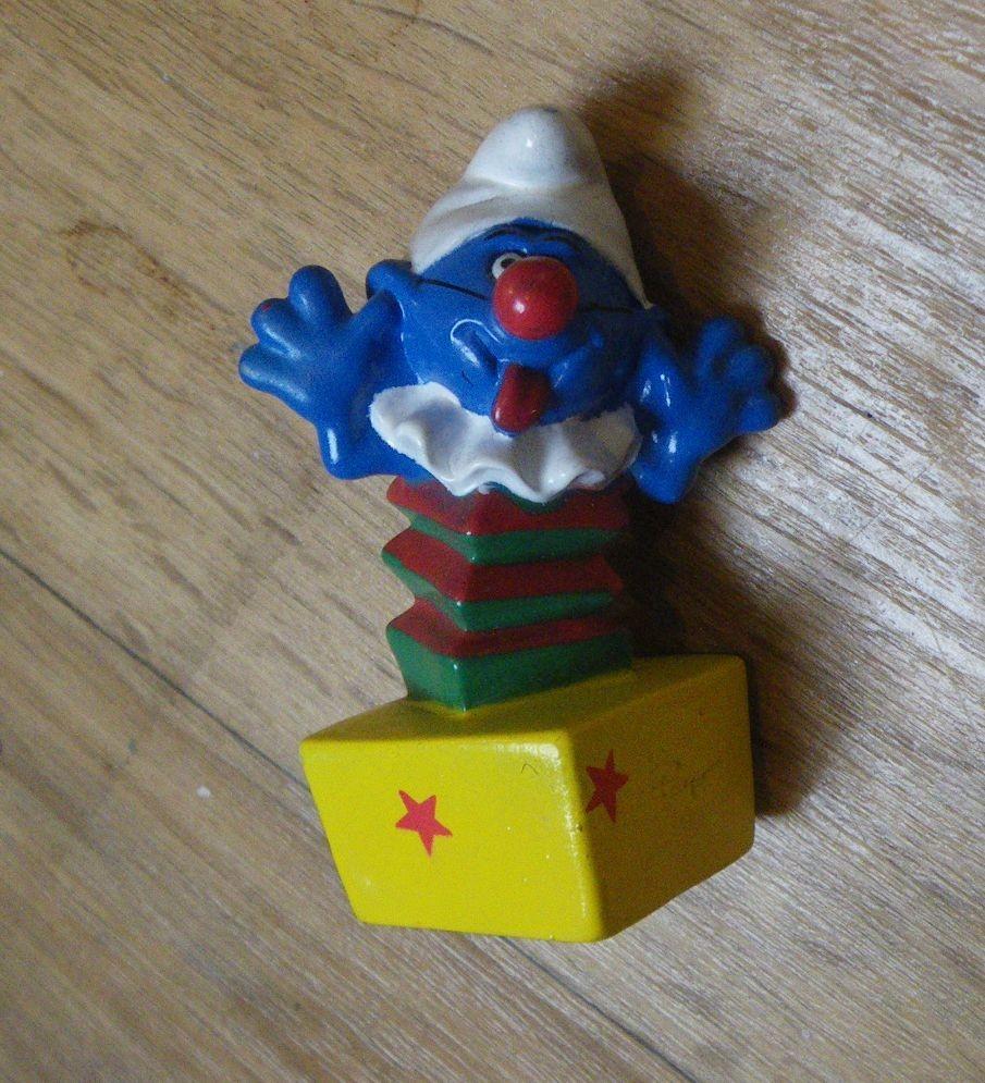 leuke CIRCUS SMURF of SMURFENCLOWN, Verzamelen, Smurfen, Ophalen of Verzenden, Gebruikt, Overige Smurfen, Poppetje, Figuurtje of Knuffel