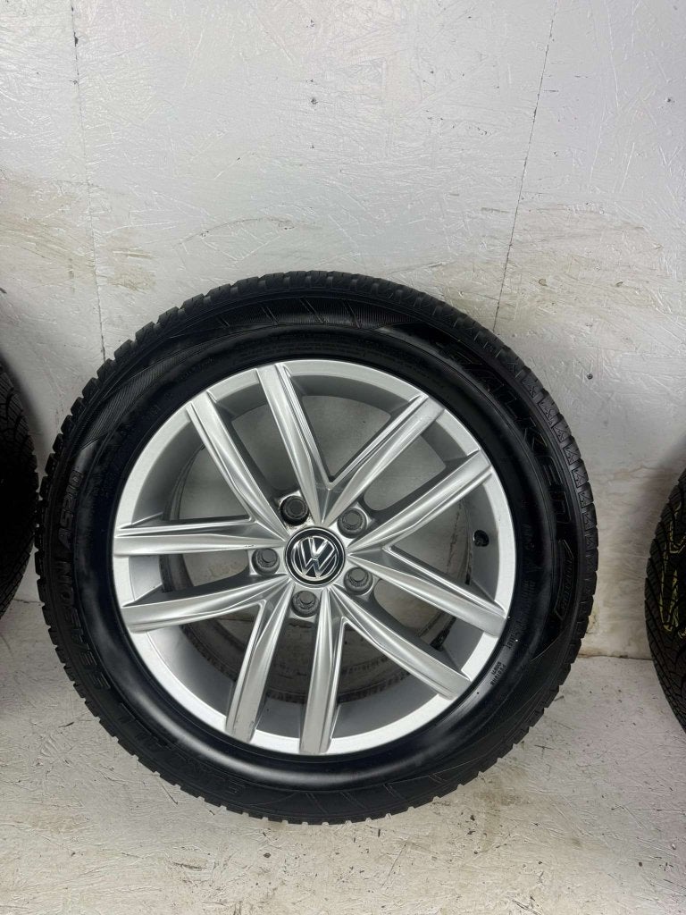 Originele Volkswagen Golf 6 7 Caddy velgen 16" 5x112 Hita, Niet ingevuld, Gebruikt, 16 inch, Banden en Velgen