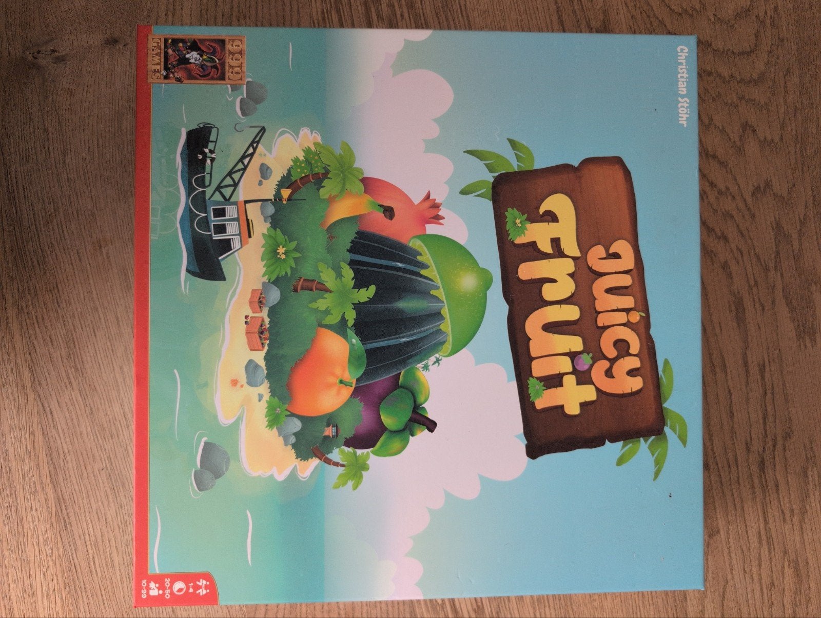 Juicy Fruit bordspel van 999 Games, Een of twee spelers, Ophalen of Verzenden, Zo goed als nieuw, 999 Games