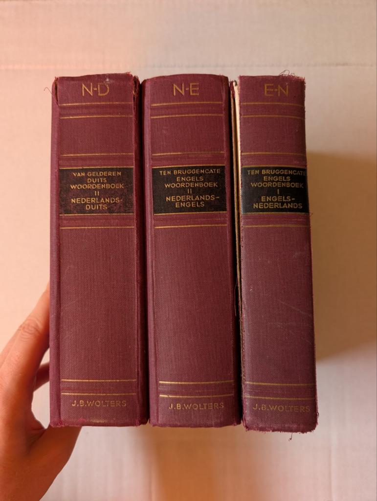 Set van 3 klassieke J.B. Wolters woordenboeken, Ophalen of Verzenden, Gelezen, Koenen of Wolters