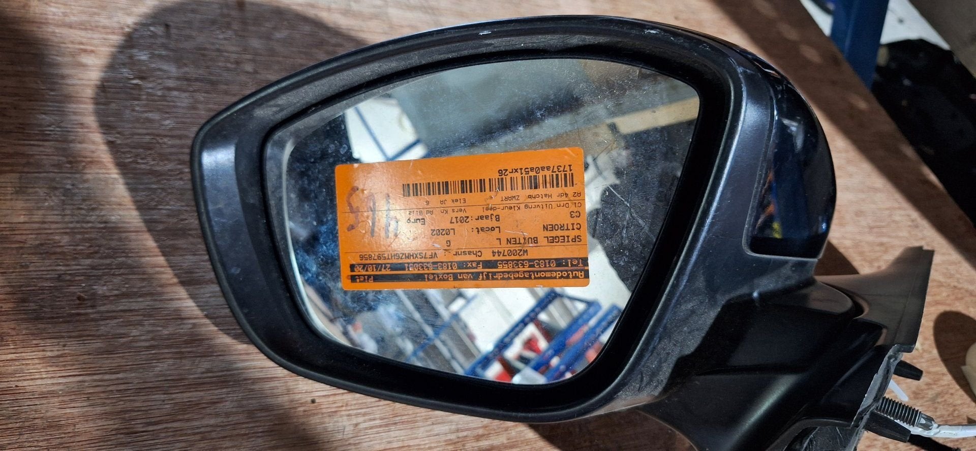 Buitenspiegel Links Citroen C3 (2016-heden) Elektrisch Zwart, Gebruikt, -, -, Ophalen of Verzenden