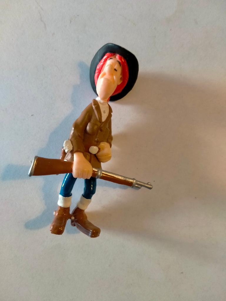 Lucky Luke Plastoy pvc figuur Calamity Jane poppetje strip, Ophalen of Verzenden, Overige figuren, Gebruikt, Beeldje of Figuurtje