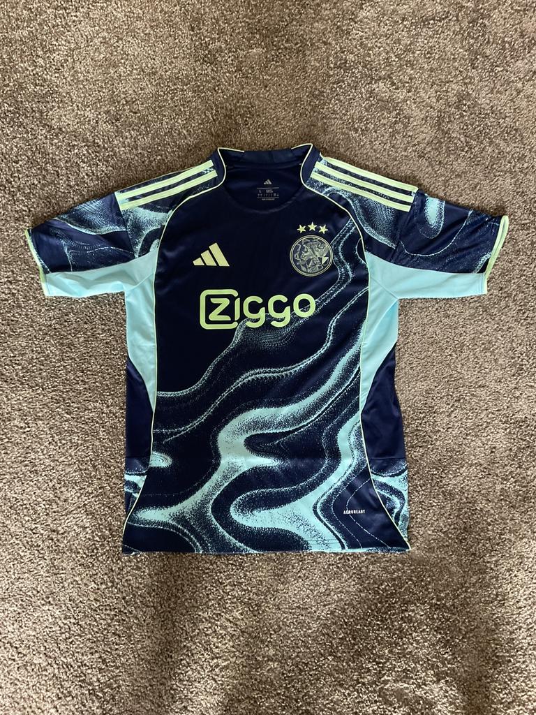 Ajax uitshirt 25/26 maat L ( Nieuw ), Maat L, Ophalen of Verzenden, Zo goed als nieuw, Shirt