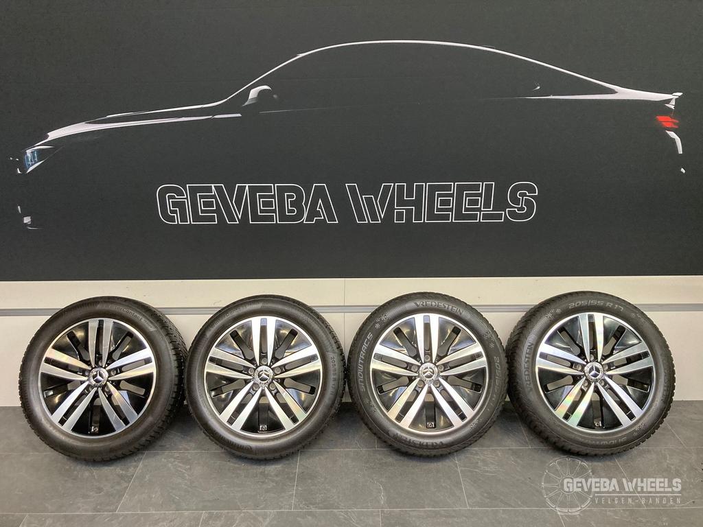 17” originele Mercedes A W177 B W247 velgen + winterbanden, Auto-onderdelen, Banden en Velgen, Gebruikt, -, -, Banden en Velgen