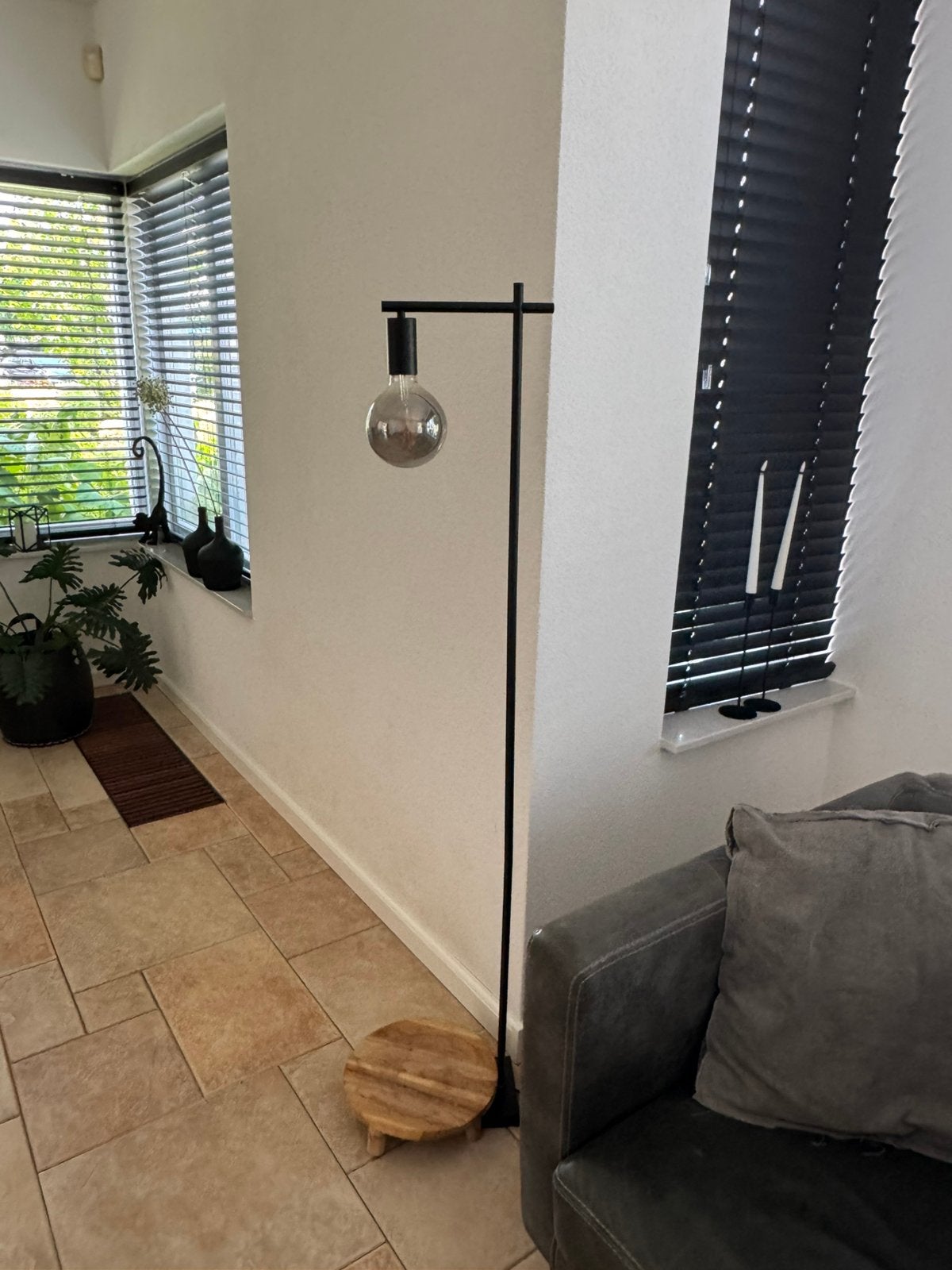 Staande industriele lamp., Ophalen, Zo goed als nieuw, 150 tot 200 cm