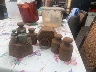 antieke Bascule gewichten, Antiek en Kunst, Ophalen