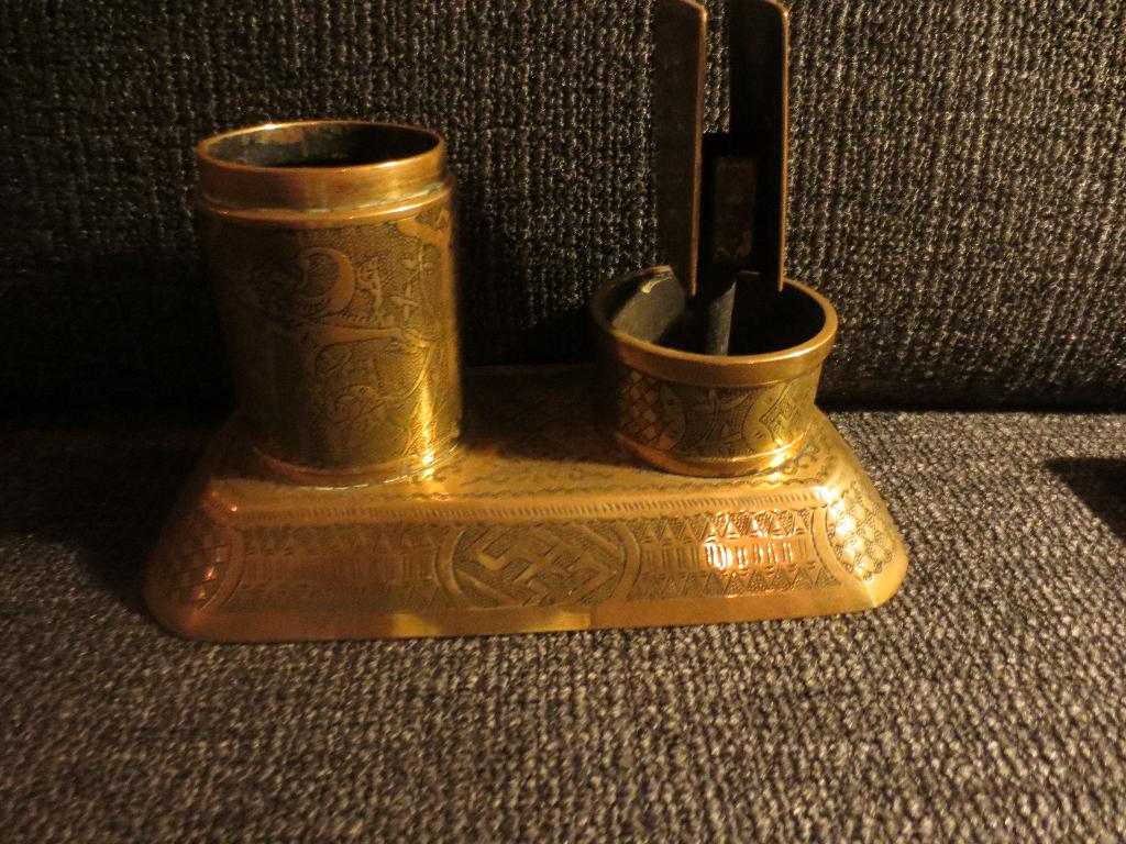 Koper Asbak - Rookartikelen - Koperen asbak uit Indonesië, Antiek en Kunst, Ophalen of Verzenden, Koper
