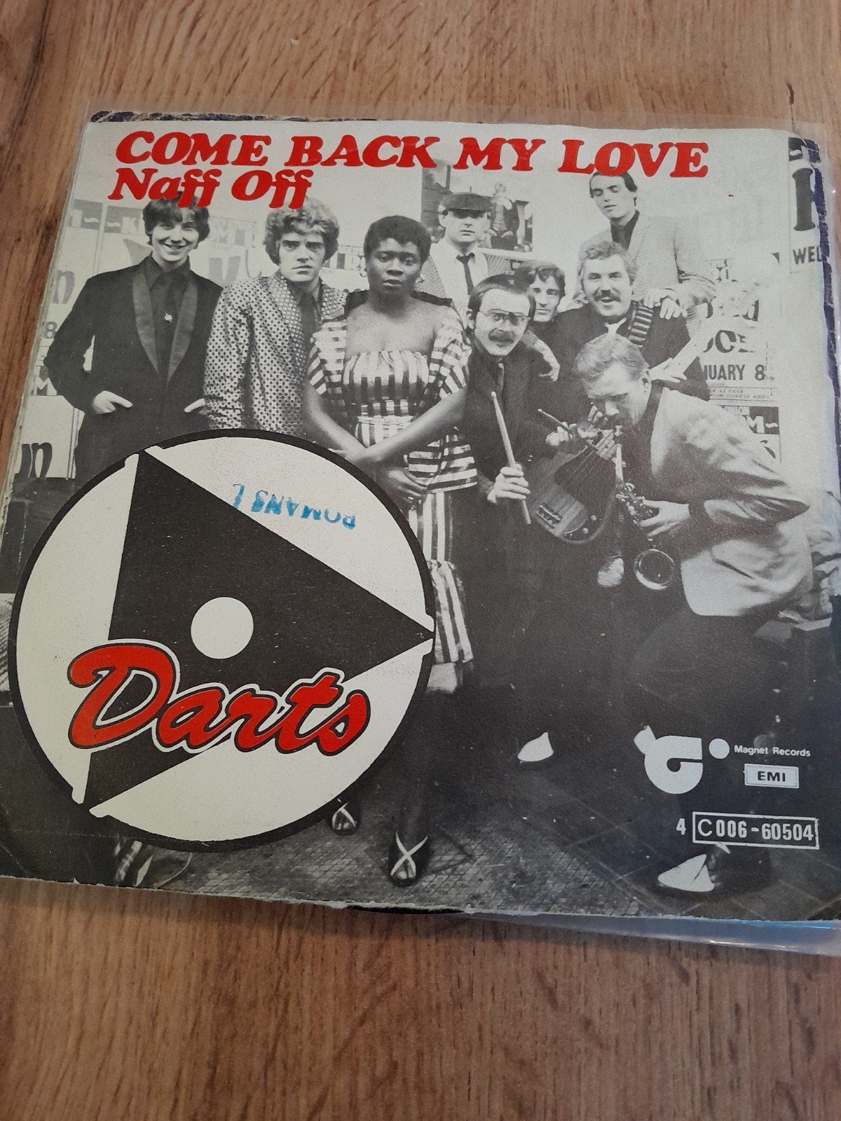 darts 7inch come back my love, Ophalen of Verzenden, Zo goed als nieuw, Pop