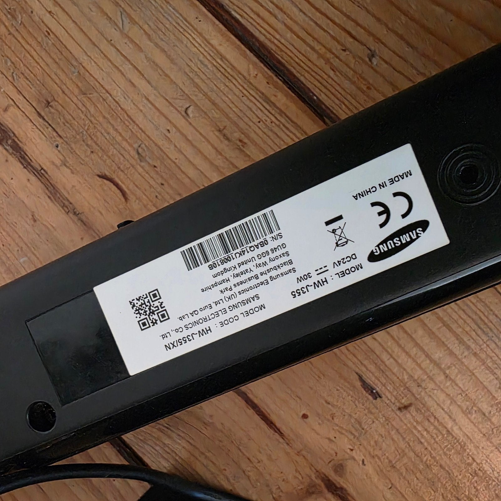 Samsung Soundbar HW-J355 met Subwoofer, Ophalen, Bluetooth, Gebruikt