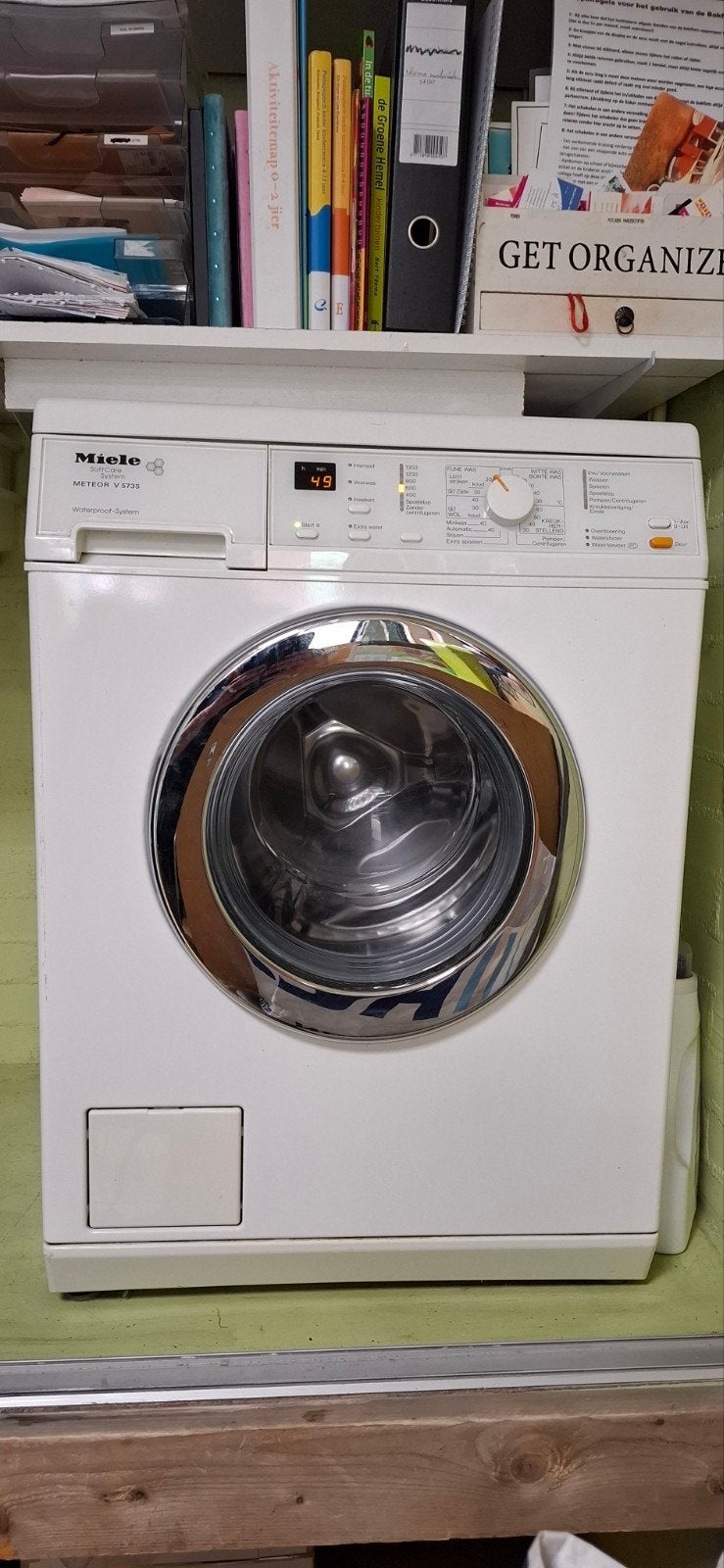 Miele METEOR V7744 Wasmachine - Voorlader, Ophalen, Gebruikt, Voorlader, Wolwasprogramma