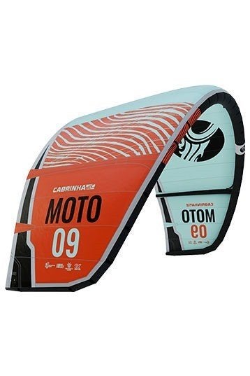 Cabrinha moto kite's 7 & 9 + bar nieuw gekocht in 2024, Watersport en Boten, Ophalen, 9 m², Kite, Geen board