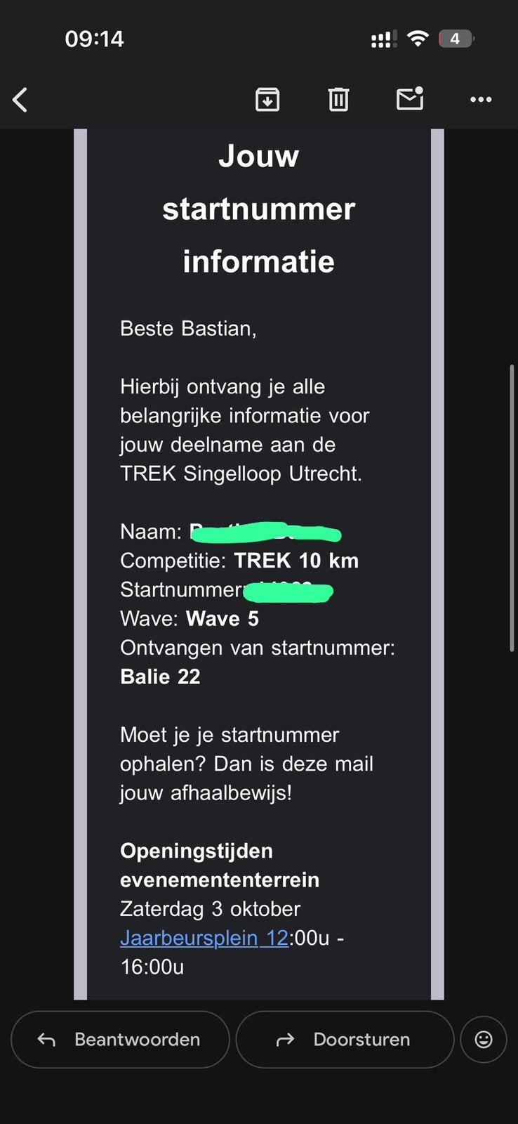 Startbewijs TREK singelloop, Ophalen of Verzenden, Zo goed als nieuw, 6 megapixel of meer