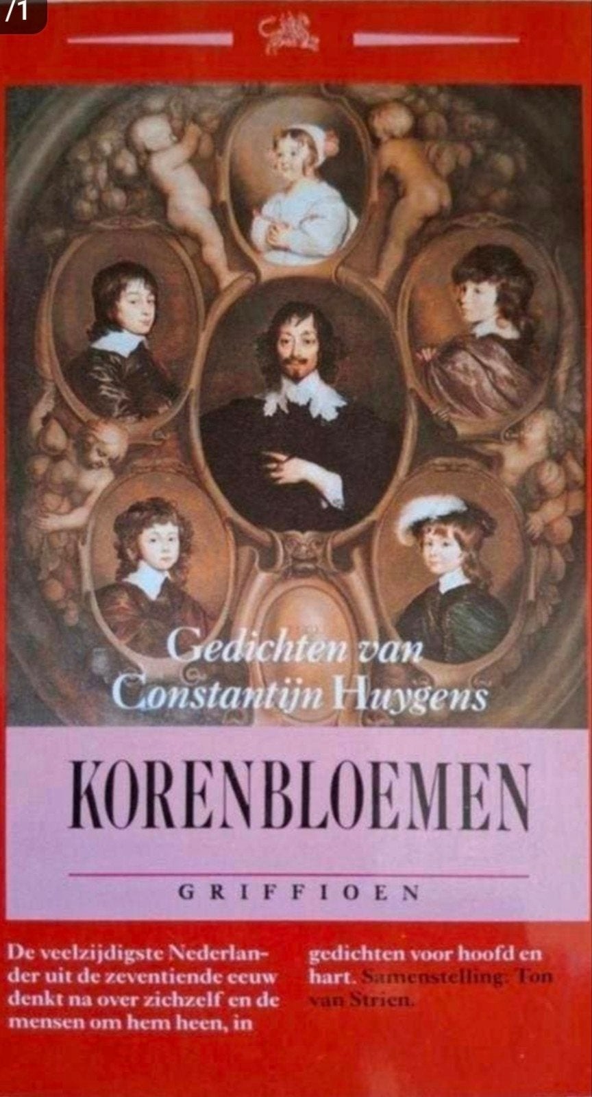 Constantijn Huygens - Korenbloemen / Griffioen, Ophalen of Verzenden, Zo goed als nieuw, Constantijn Huygens, Eén auteur