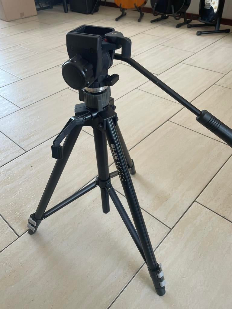 Slik 500QF video statief, Gebruikt, Minder dan 150 cm, Met balhoofd, Ophalen of Verzenden