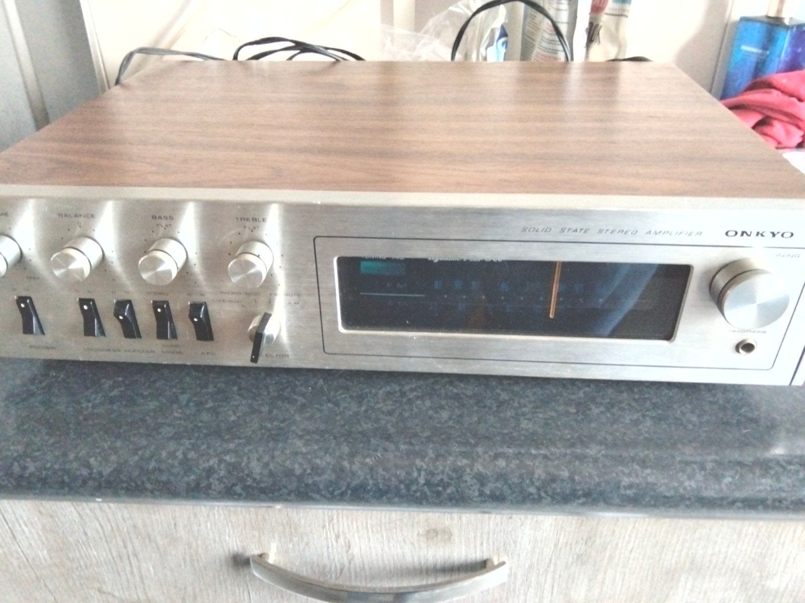 Onkyo Solid State Stereo Amplifier - Vintage Versterker, Gebruikt, Ophalen of Verzenden, Onkyo, Minder dan 60 watt