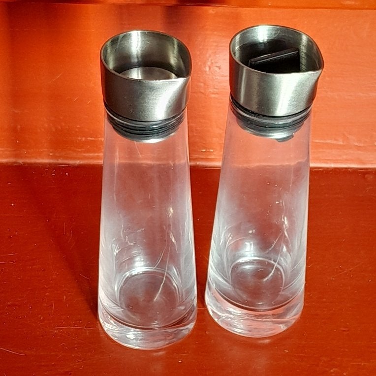 Blomus 63510 Suiker-en-Room-Set Macchiato, Gebruikt, Overige typen, Ophalen of Verzenden, Glas