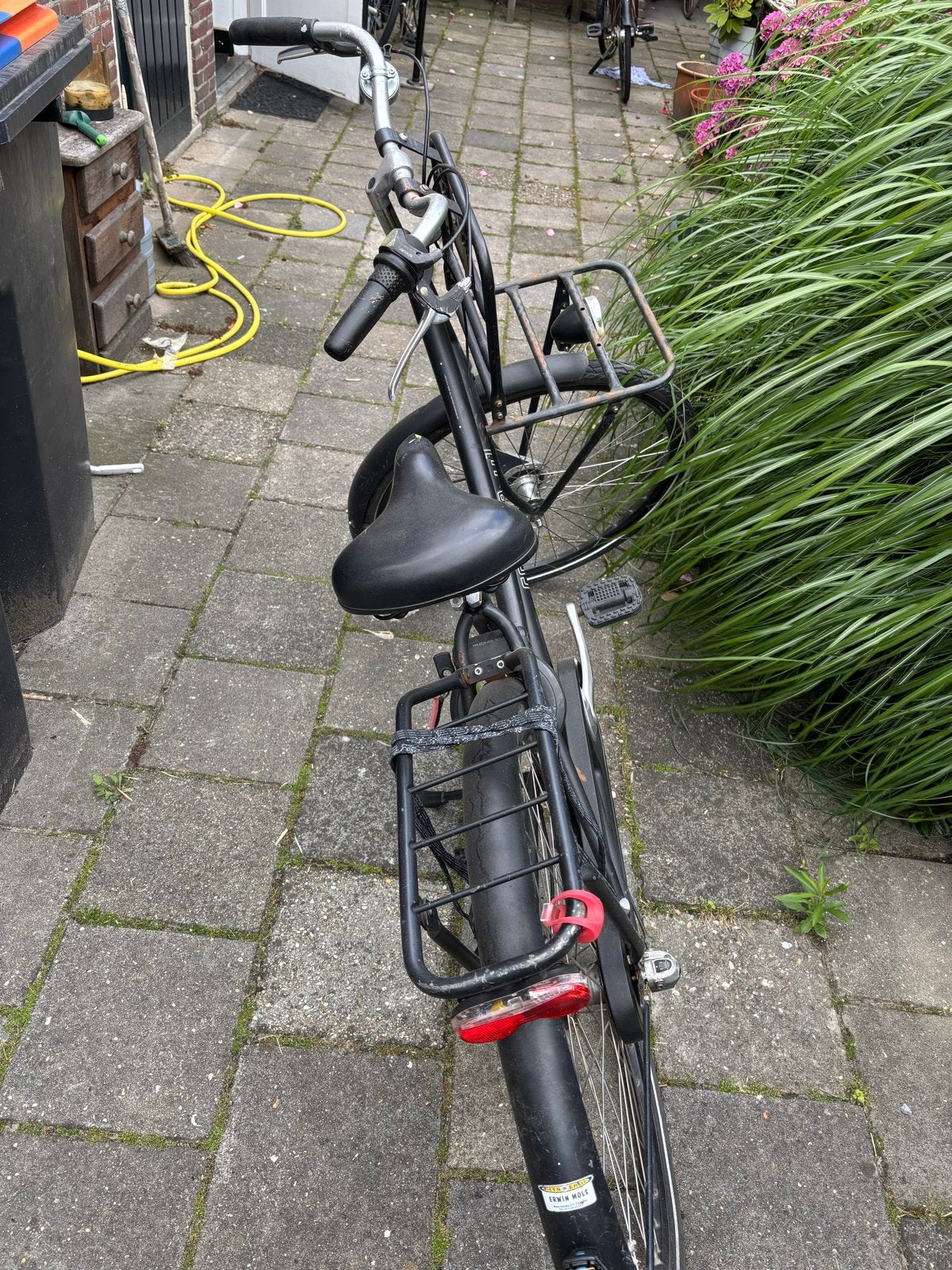 Cortina U1 Damesfiets - Zwart, Gebruikt, Terugtraprem, Gebruikt, Versnellingen, 50 tot 53 cm
