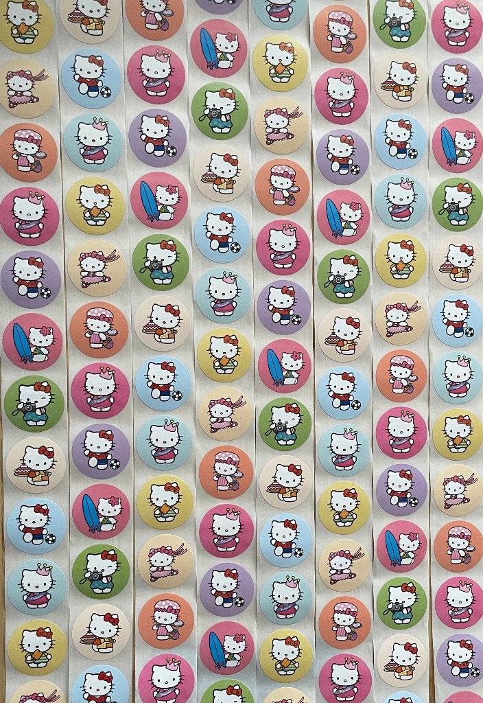 Hello Kitty stickers, Verzenden, Nieuw, Meerdere stickers