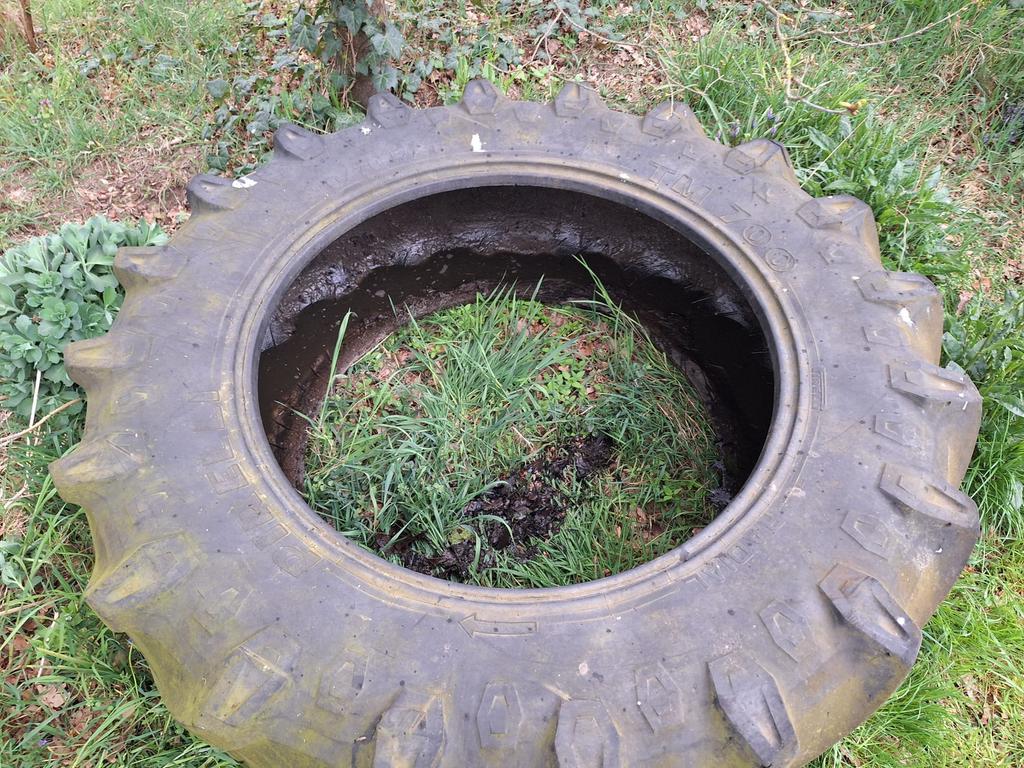 Tractorband zandbak, Ophalen of Verzenden, Gebruikt