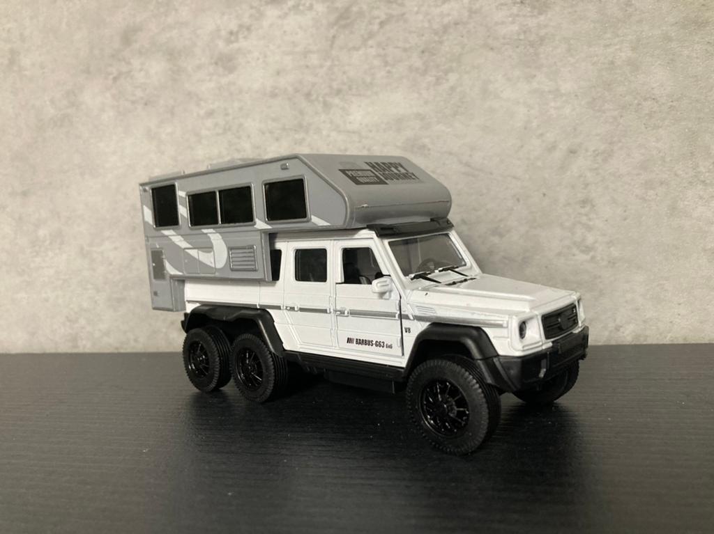 Mercedes G63 6x6 miniatuur camper, Ophalen of Verzenden, Zo goed als nieuw, Auto, Overige merken
