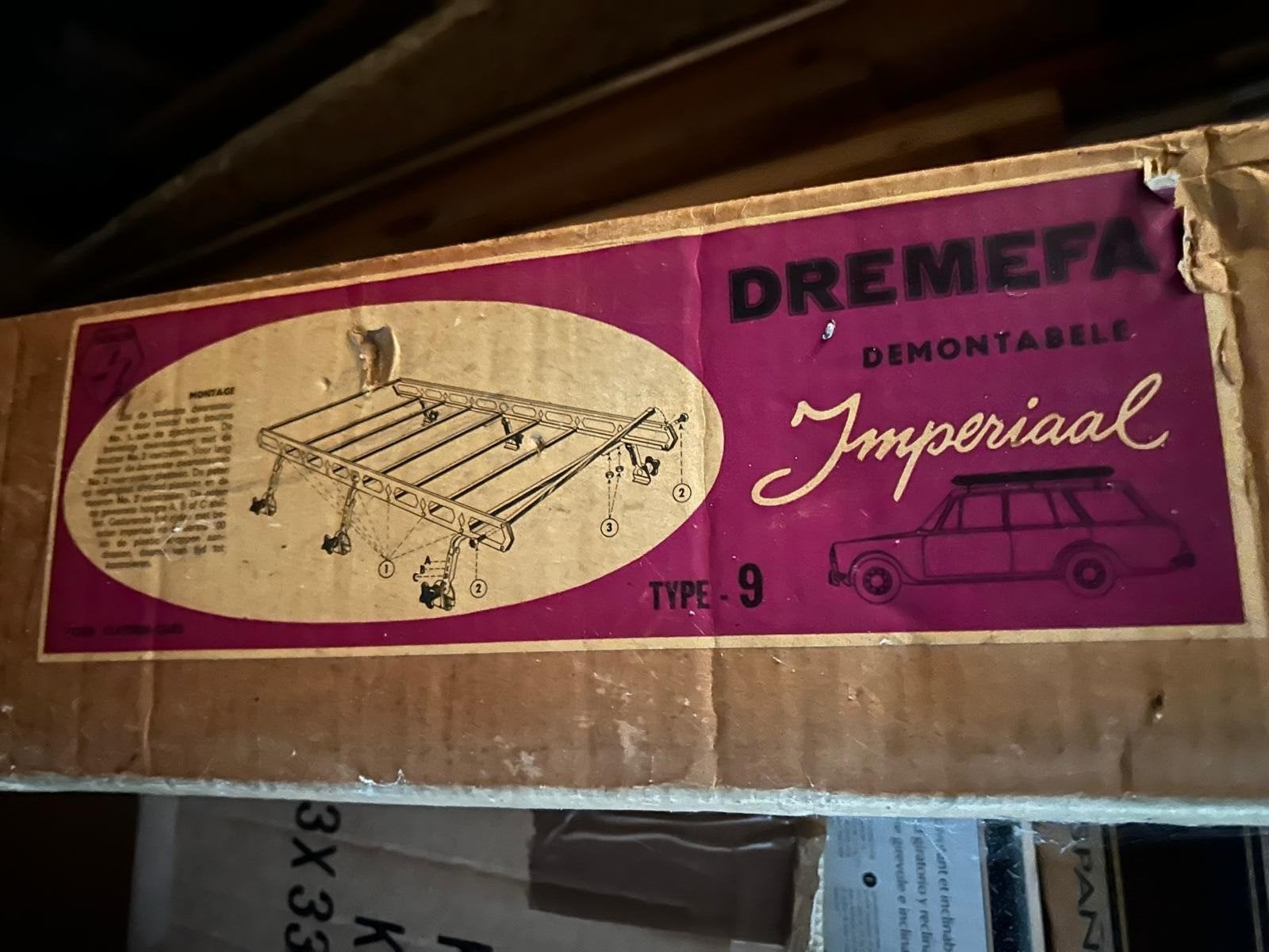 Vintage oldtimer Dremefa Demontabele Imperiaal Type 9 NOS, Ophalen