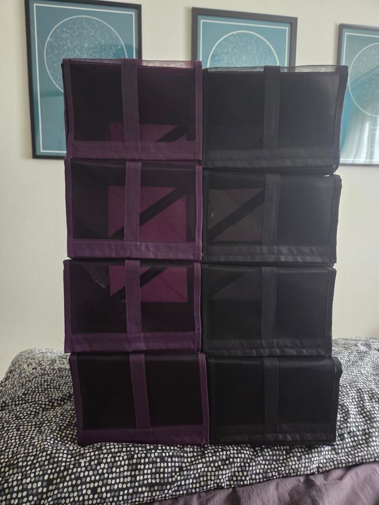 8x Ikea Skubb schoenendozen, Ophalen, Zo goed als nieuw