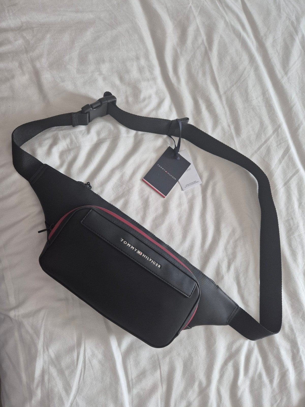 ZO GOED ALS NIEUW!! Tommy Hilfiger bumbag heuptasje, Ophalen of Verzenden, Nieuw, Zwart