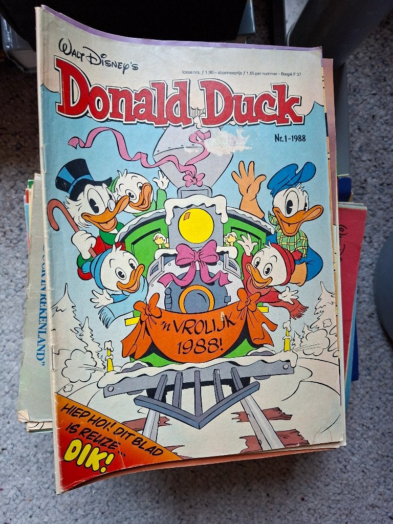 Donald Duck, Boeken, Gelezen, Complete serie of reeks, Walt Disney, Ophalen of Verzenden