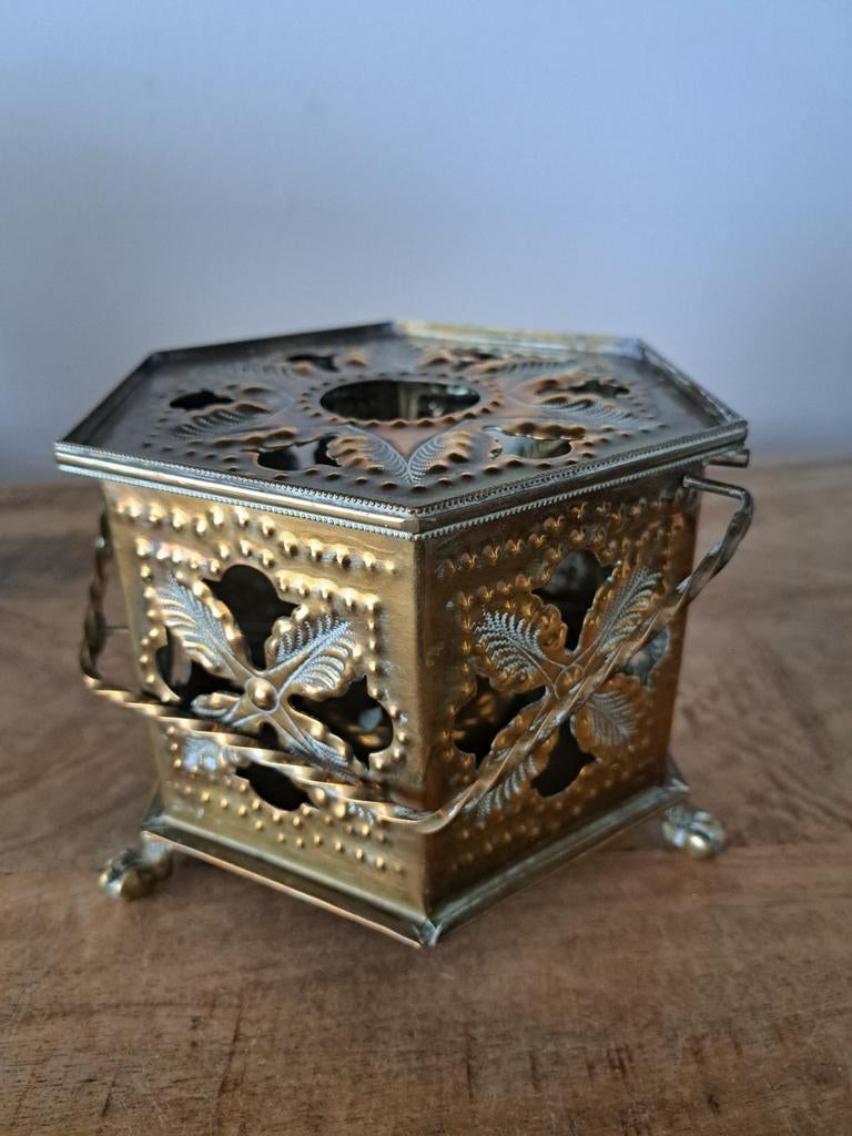 Friesche koperkunst theelichtje, Ophalen of Verzenden