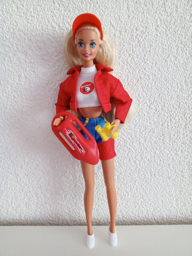 Baywatch Barbie uit 1994, Ophalen of Verzenden, Gebruikt, Pop