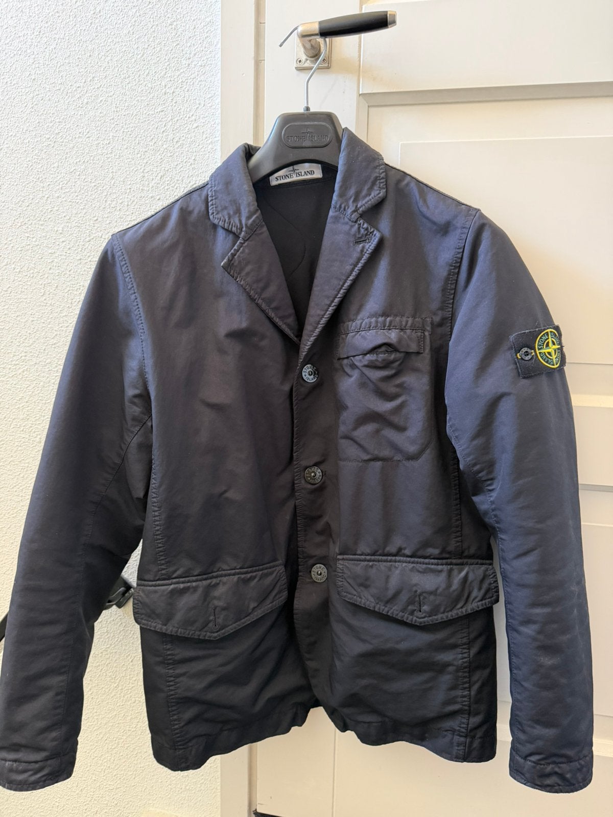 Stone island jas, Ophalen of Verzenden, Zo goed als nieuw, Zwart