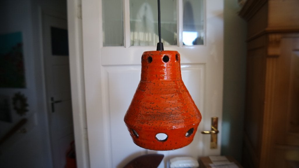 Vintage / Fat lava Hanglamp 70er jaren / Retro / Mid age, Huis en Inrichting, Lampen | Hanglampen, Ophalen of Verzenden, Gebruikt