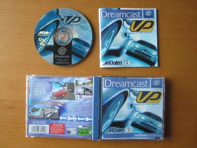 Vanishing Point Sega Dreamcast, Spelcomputers en Games, Games | Sega, 1 speler, Racen en Vliegen, Ophalen of Verzenden, Zo goed als nieuw