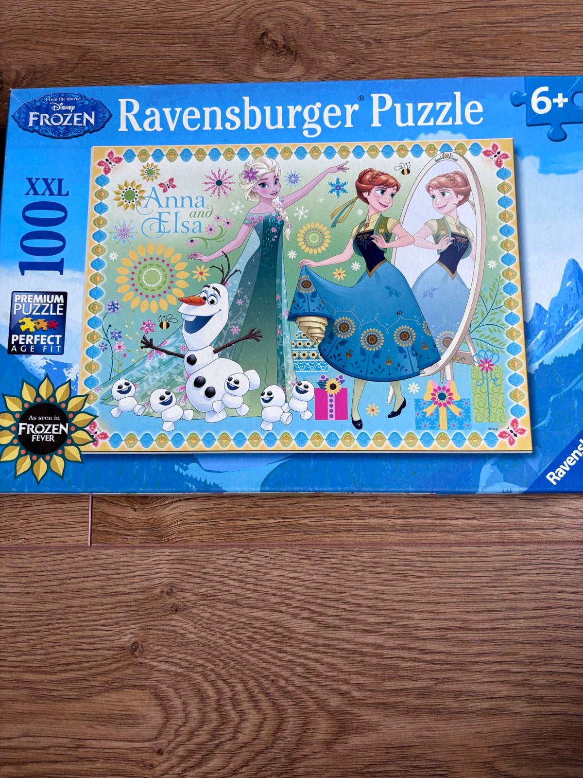 Ravensburger Disney Frozen XXL Puzzel 100 stukjes, Ophalen, Meer dan 50 stukjes, Gebruikt, 6 jaar of ouder