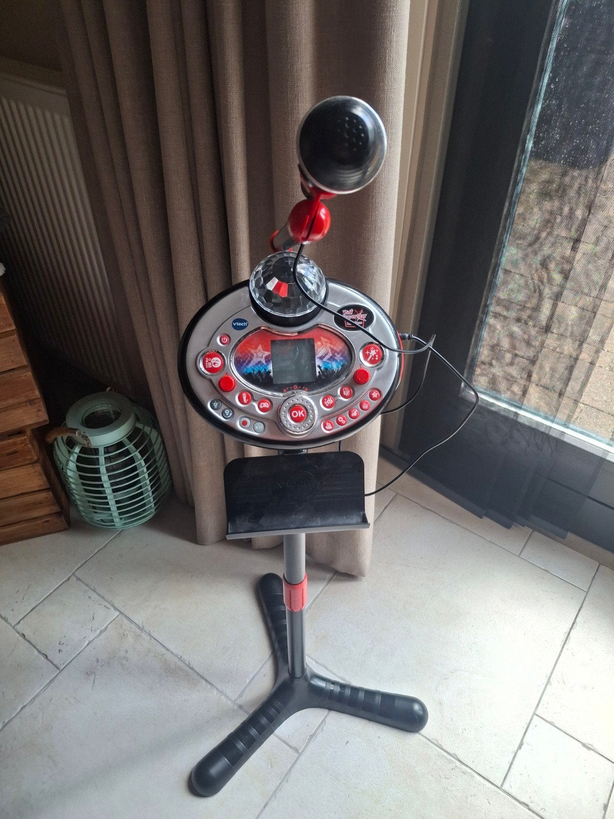 VTech Kidi Super Star Karaoke Microfoon met standaard, Audio, Tv en Foto, Ophalen