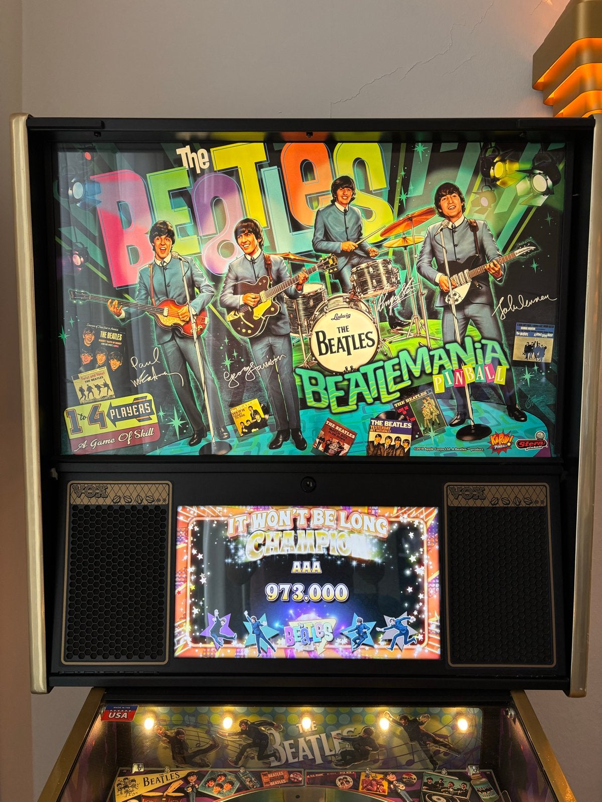 Foto 9 van The Beatles Gold Edition Flipperkast - Zo goed als nieuw