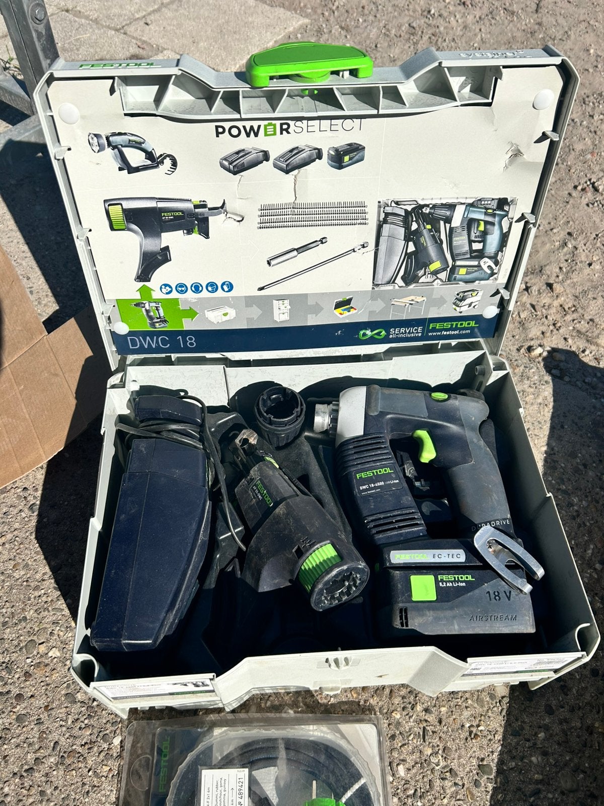 Festool accu bandschroefmachine, Ophalen, Zo goed als nieuw, Boor- en Schroefmachine