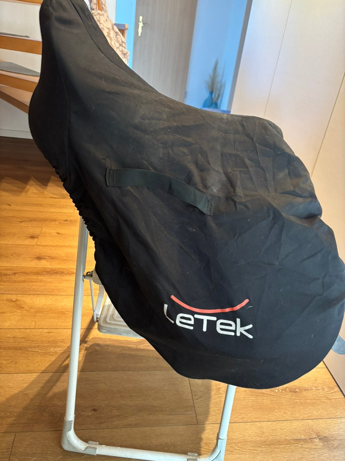 Zadel VS bruin 17,5 inch Letek, Dieren en Toebehoren, Ophalen, Gebruikt