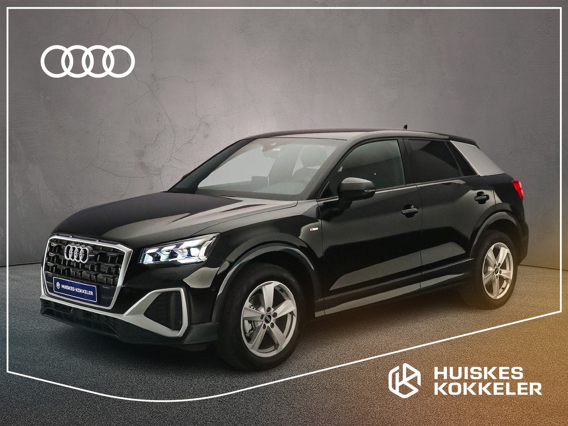 Audi Q2, Q2, 4 cilinders, 150 pk, Zwart