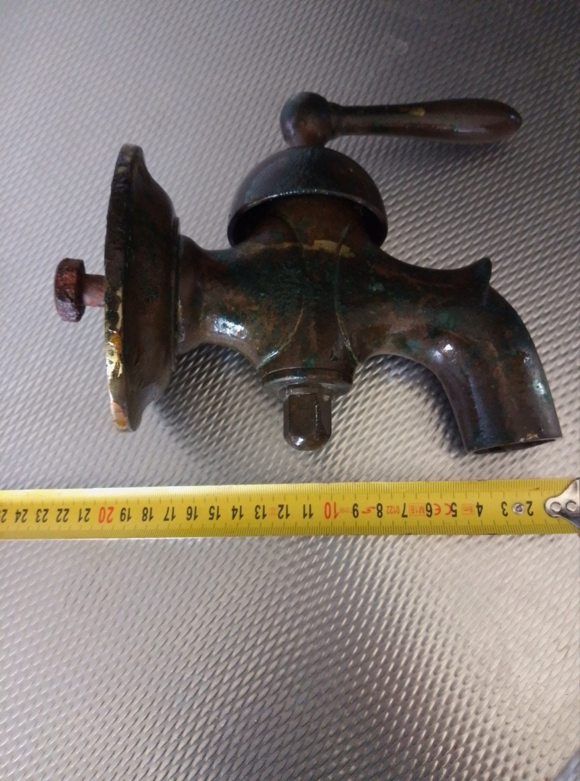 Antieke bronzen kraan - Vintage decoratie, Antiek en Kunst, Antiek | Koper en Brons, Ophalen of Verzenden