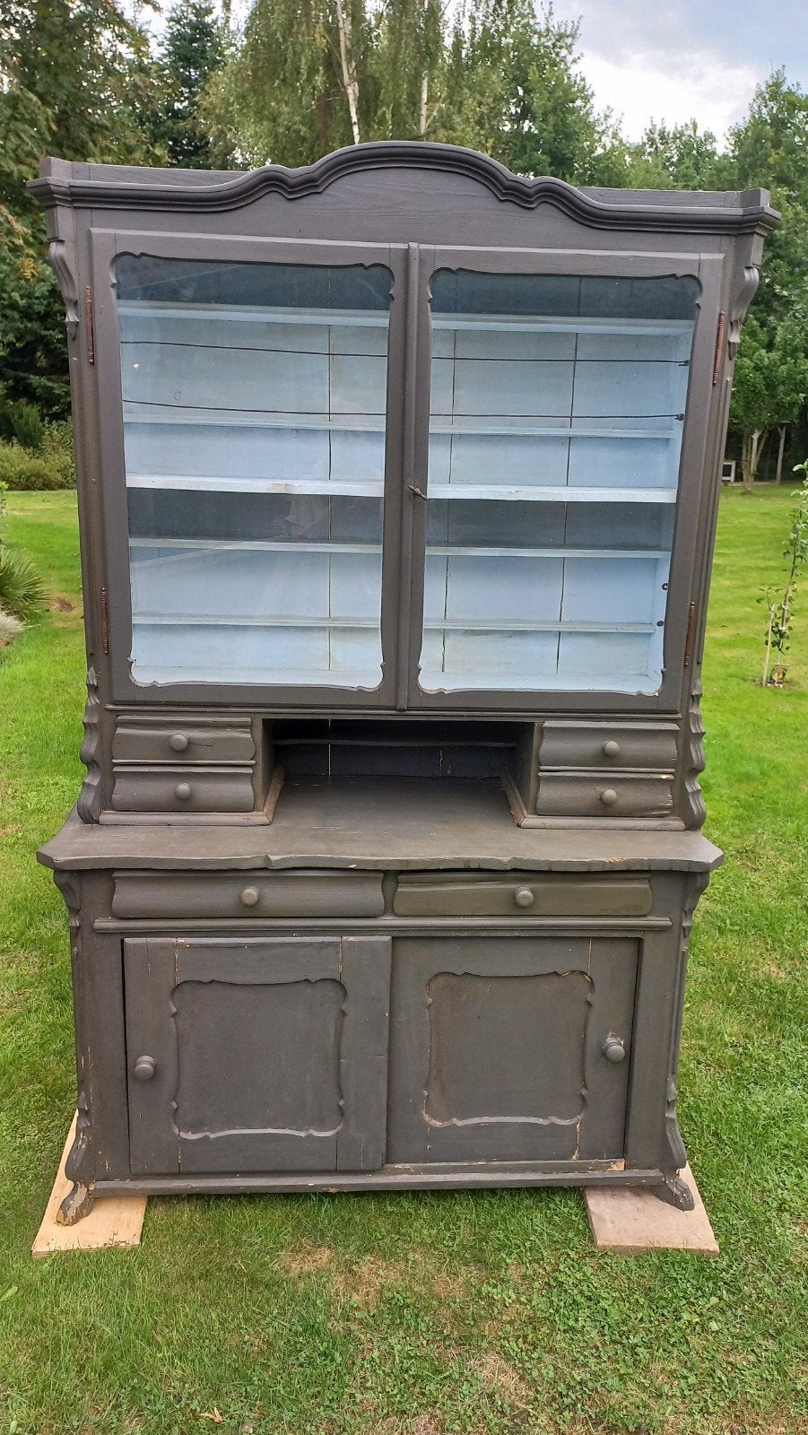 Brocante kast. Opknapper!, Ophalen, Gebruikt, 100 tot 150 cm, 150 tot 200 cm