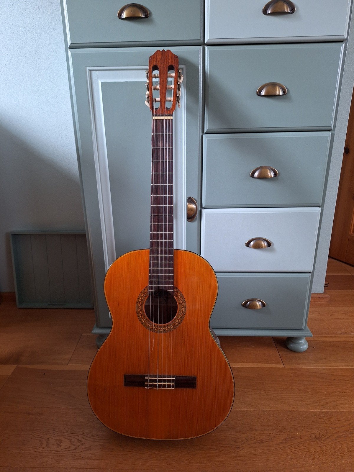Aria AC-10 Japanse akoestische gitaar, Muziek en Instrumenten, Ophalen, Gebruikt, Klassieke of Spaanse gitaar