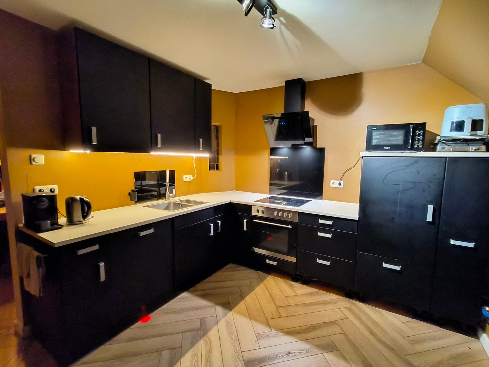 complete keuken in hoek