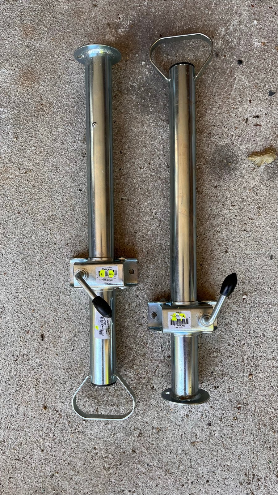 Set van 2 caravan/aanhanger steunpoten, Ophalen of Verzenden, Nieuw