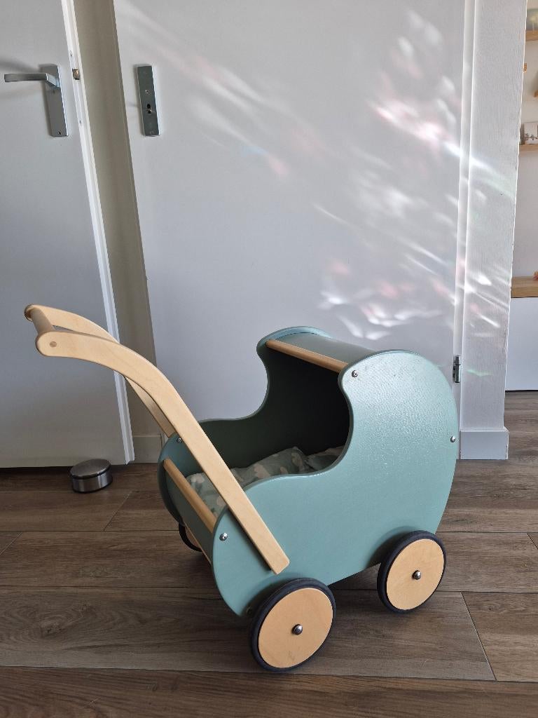 Houten kinderwagen (van dijk toys), Ophalen, Babypop