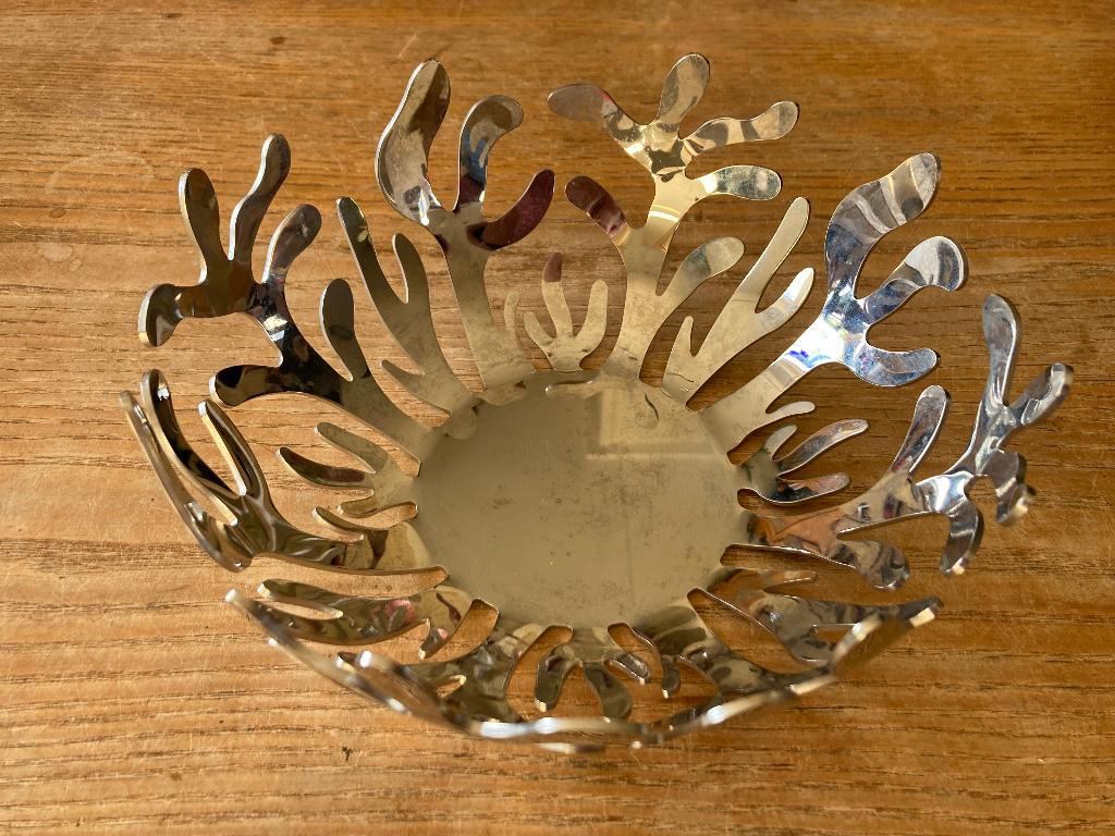 Alessi rvs Mediterraneo fruitschaal - Emma Silvestris - 2005, Huis en Inrichting, Woonaccessoires | Schalen en Manden, Overige materialen
