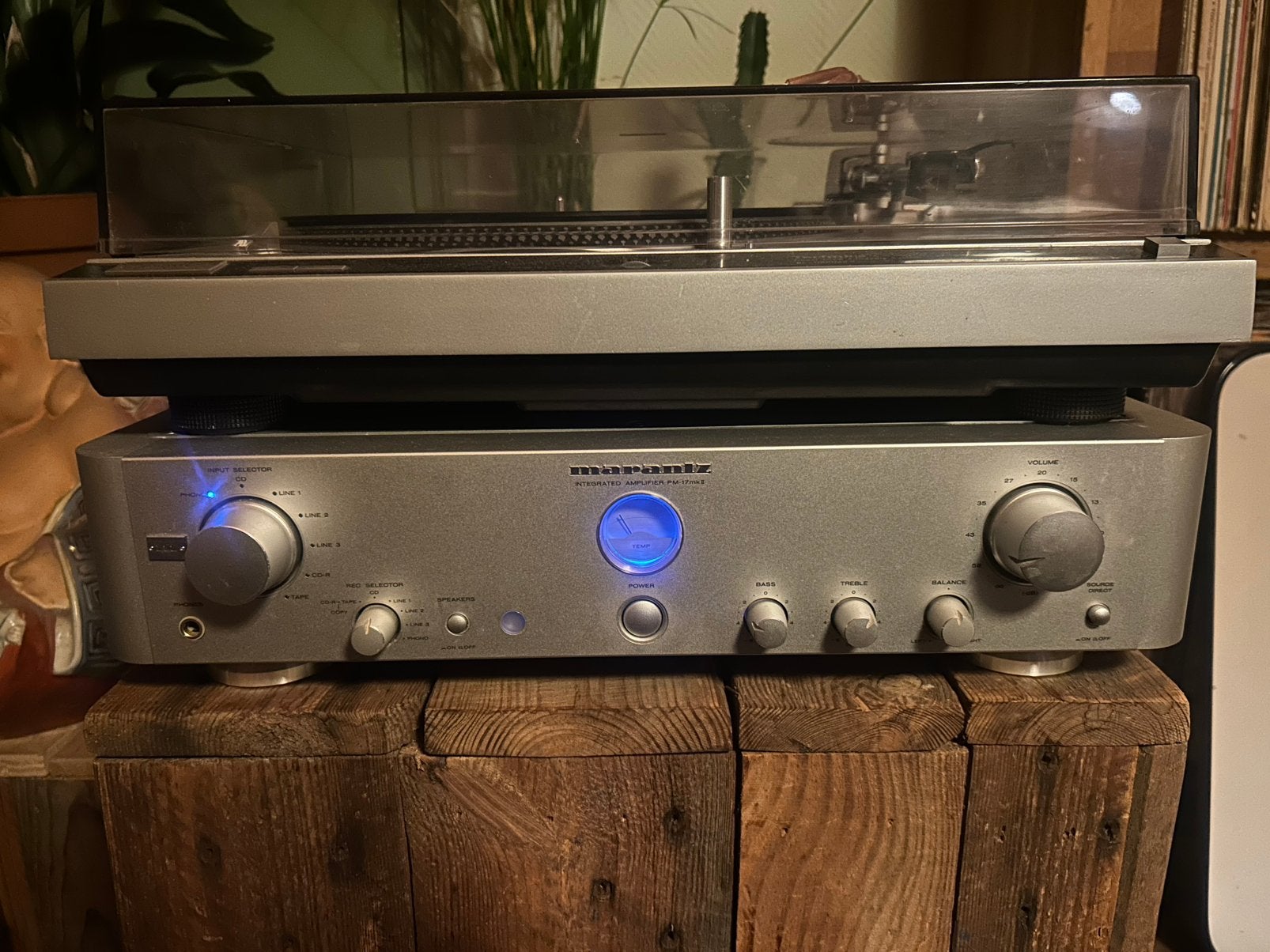 Marantz pm17 mk2 / acoustic energy 100 luidsprekers, Ophalen, Zo goed als nieuw, Marantz