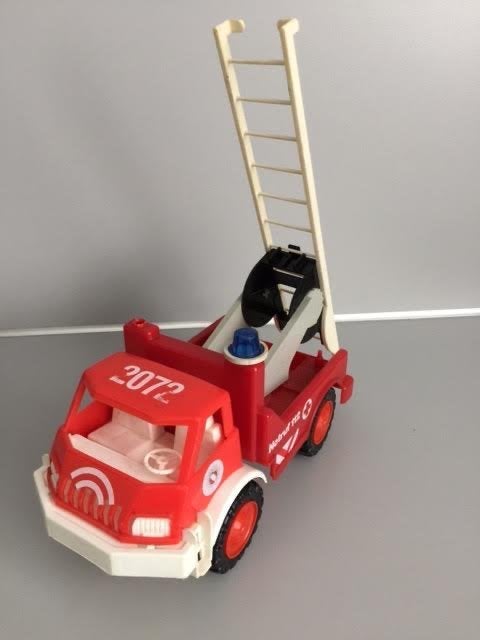 Duitse Brandweer auto met uitschuifbare ladder, Ophalen, Gebruikt