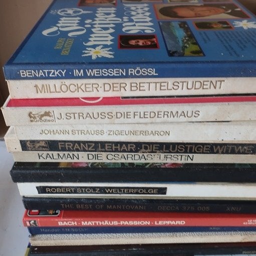 LP vinyl Duits klassiek 15 maal box PARTIJ PRIJS, Gebruikt, Overige typen, Ophalen of Verzenden, 12 inch
