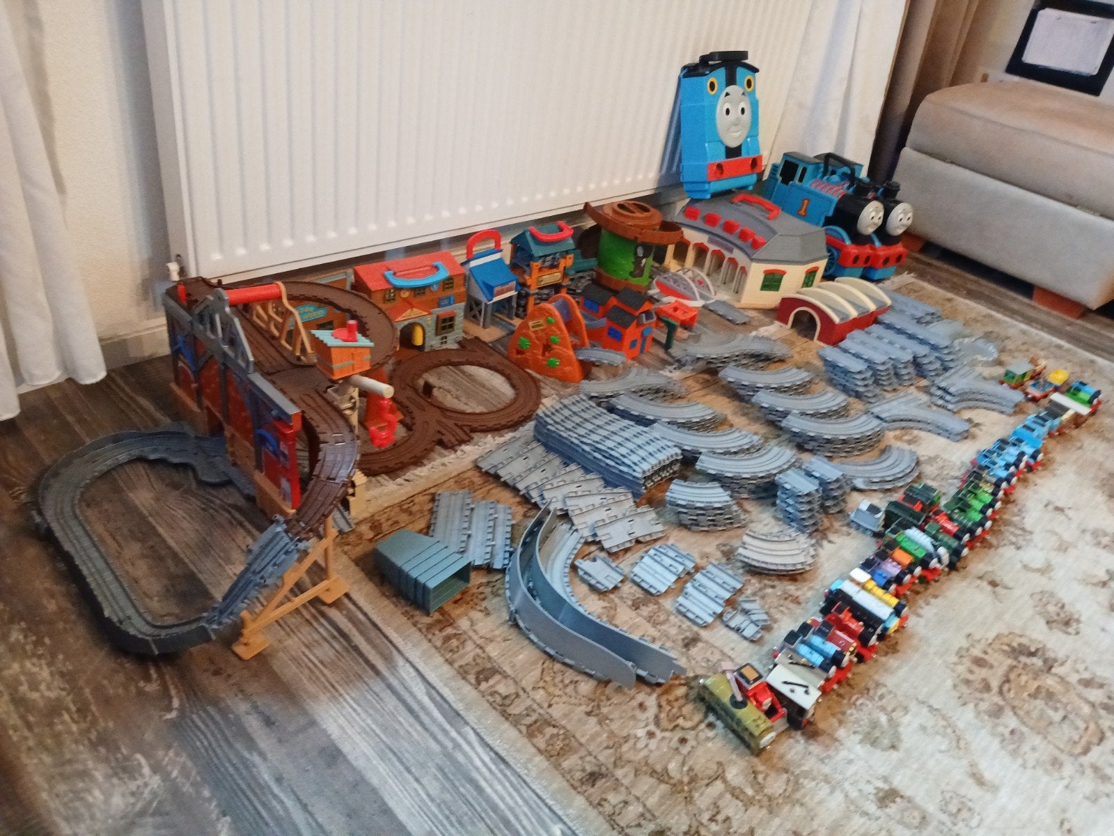 Mega groot Thomas de trein rails set, Ophalen of Verzenden